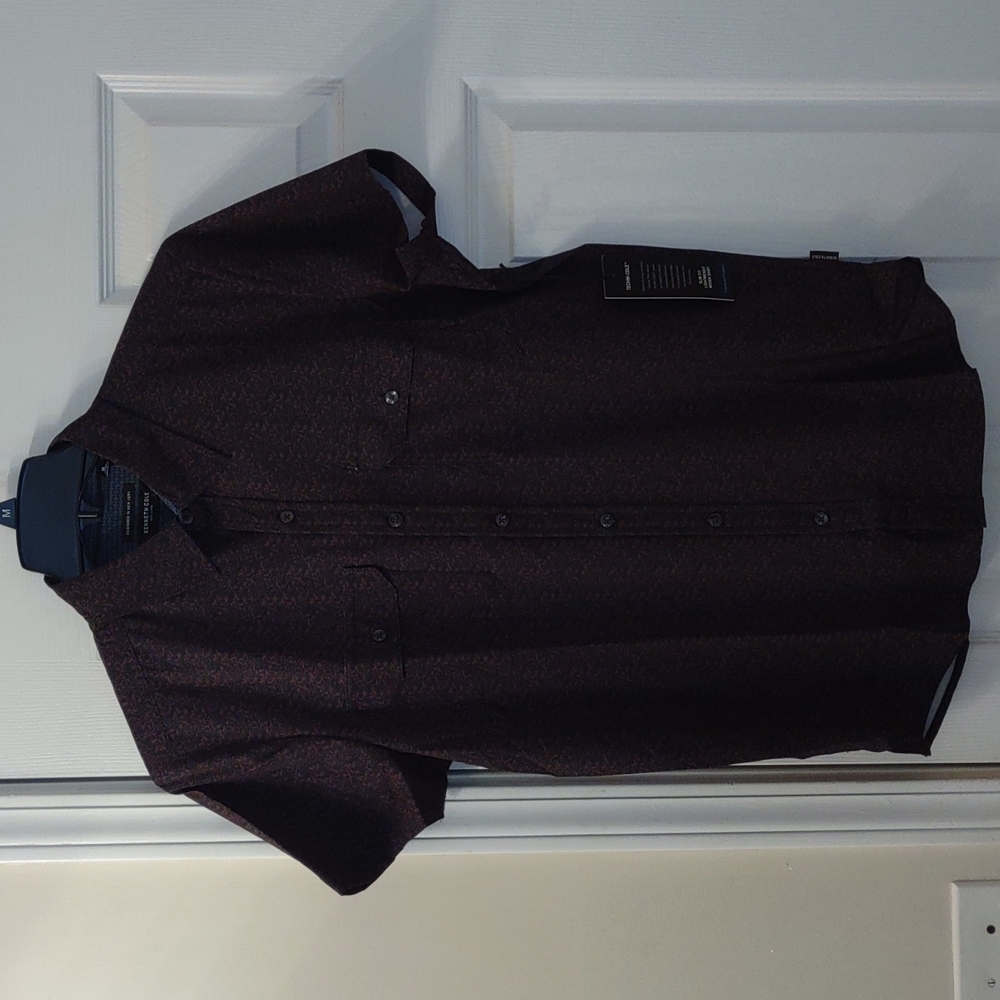 Kenneth Cole Slim Fit Button Down Shirt